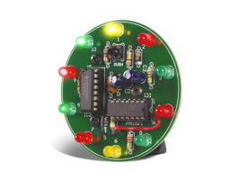 Spinning led wheel