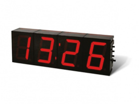 2 1/4" 7-segment digital clock